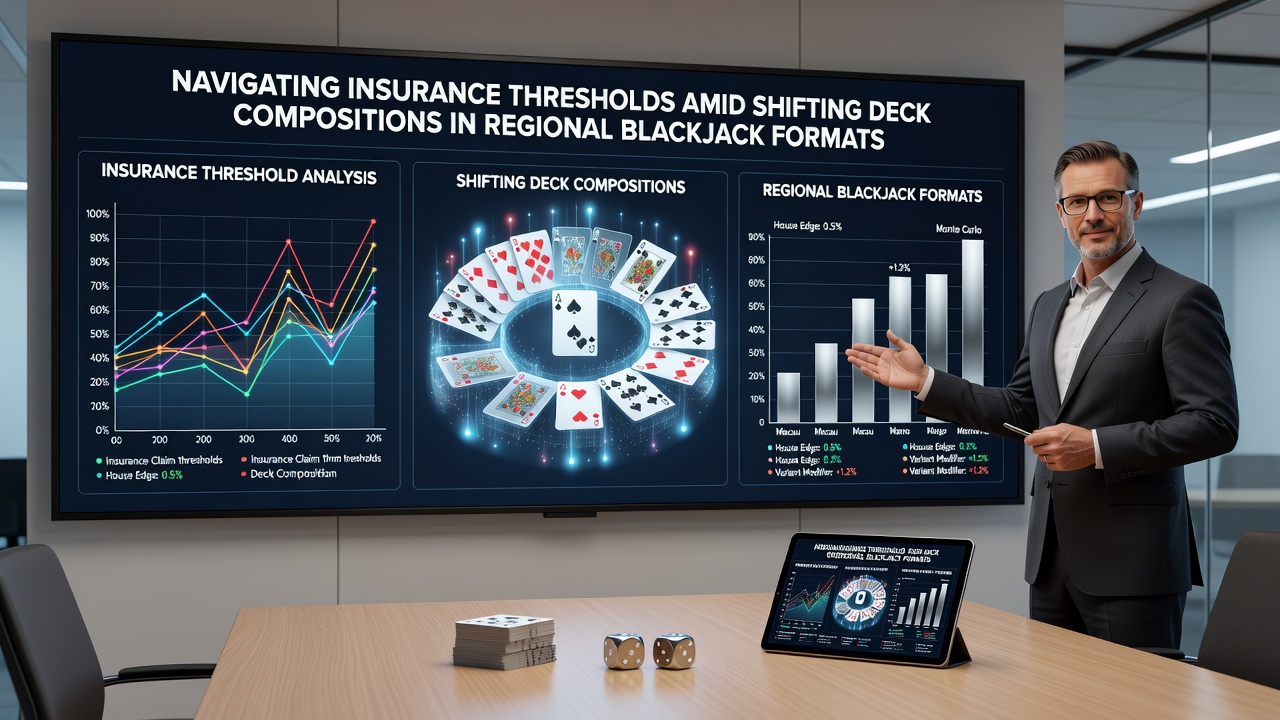 Analyse von Kartenzählstrategien und Versicherungsschwellen in Blackjack